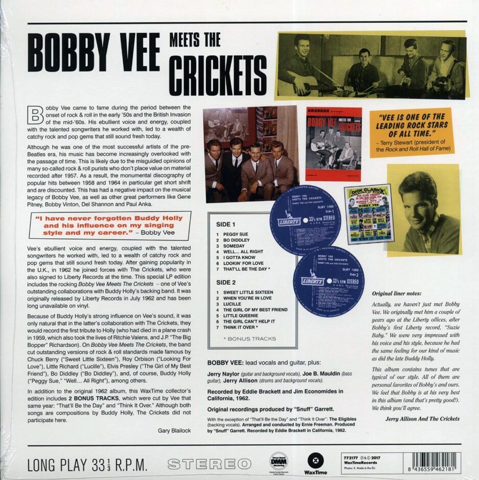The Crickets - Bobby Vee Meets The Crickets (ltd. ed.) (180g) (High-Def VV)