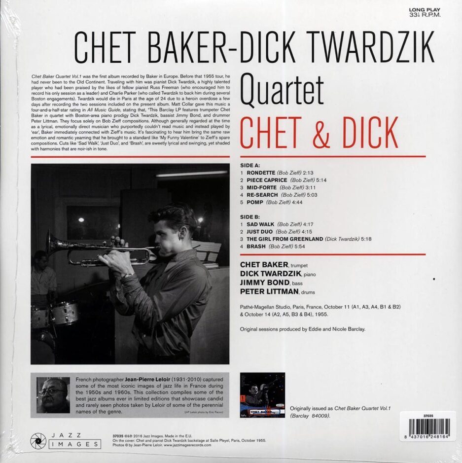 Dick Twardzik - Chet & Dick (ltd. ed.) (180g) (High-Def VV)