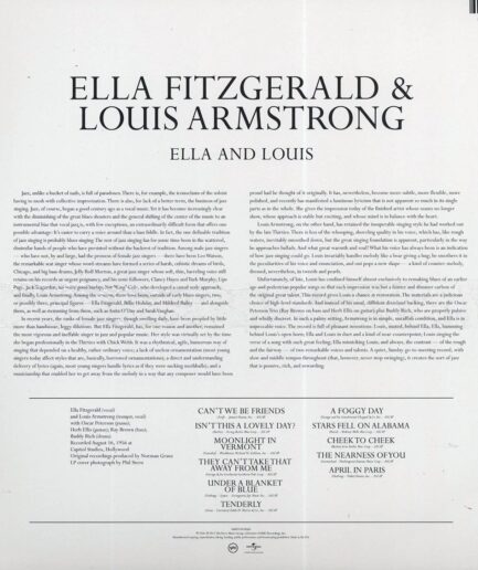 Louis Armstrong - Ella & Louis (incl. mp3) (180g) (remastered)