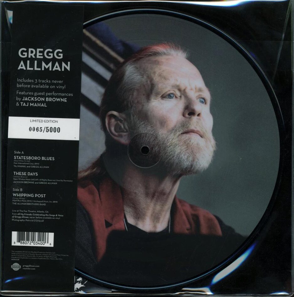 Gregg Allman - Live Picture Disc (numbered ltd.ed.) (10") (incl. mp3) (picture disc)
