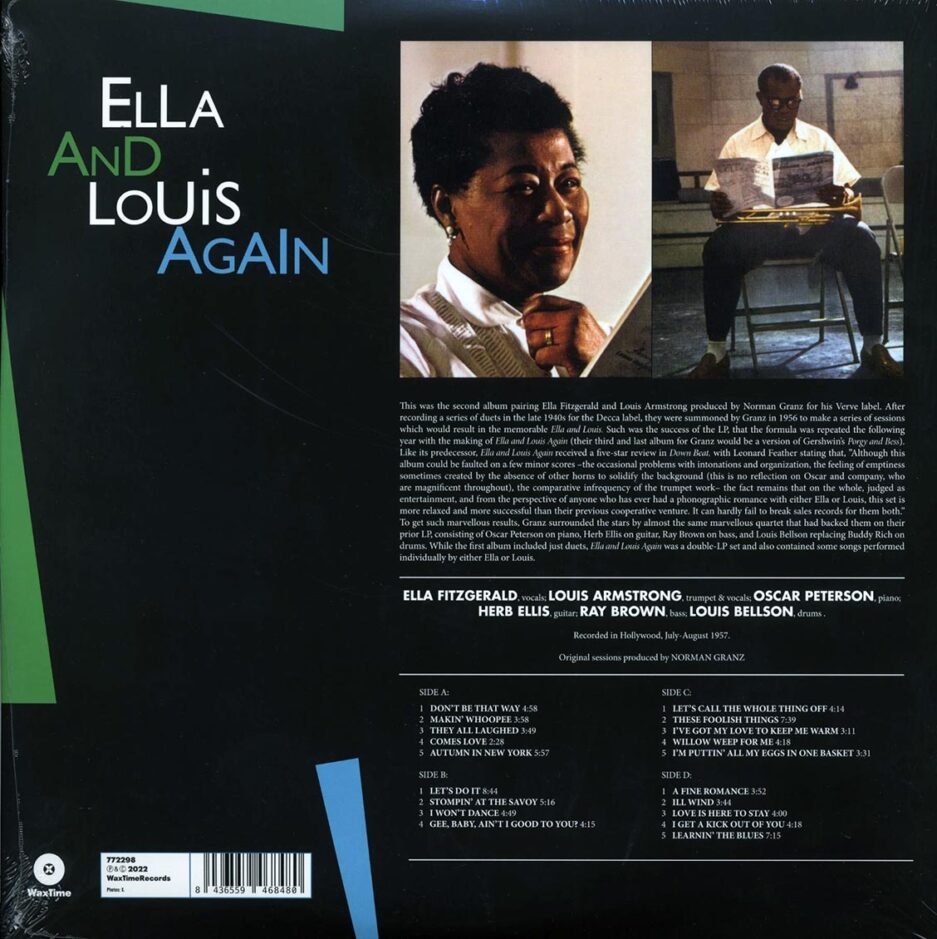 Louis Armstrong - Ella & Louis Again (ltd. ed.) (2xLP) (180g) (remastered)