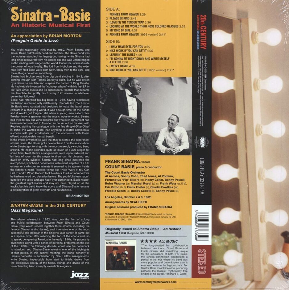 Count Basie - Sinatra-Basie (+ 3 bonus tracks) (DMM) (ltd. ed.) (180g) (red vinyl)