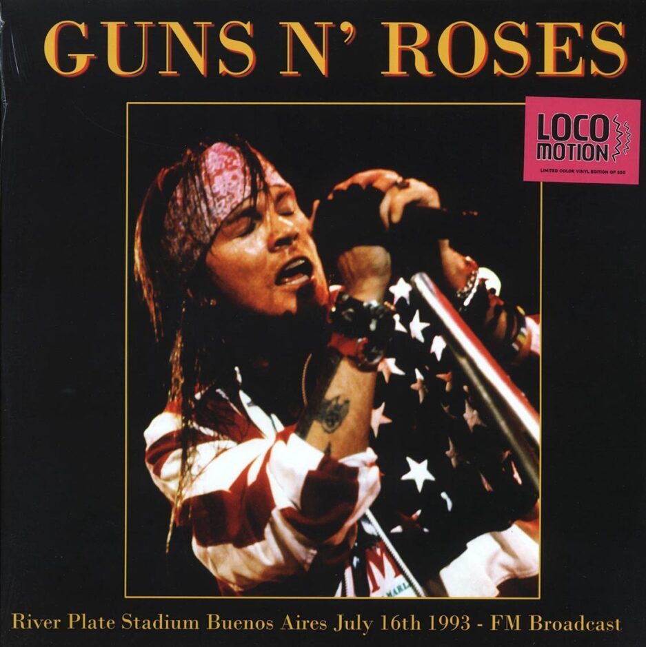 Guns N' Roses - River Plate Stadium Buenos Aires July 16th 1993 FM Broadcast (ltd. 300 copies made) (colored vinyl)
