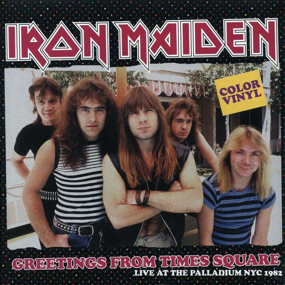 Iron Maiden - Greetings From Times Square: Live At The Palladium NYC 1982 (colored vinyl)