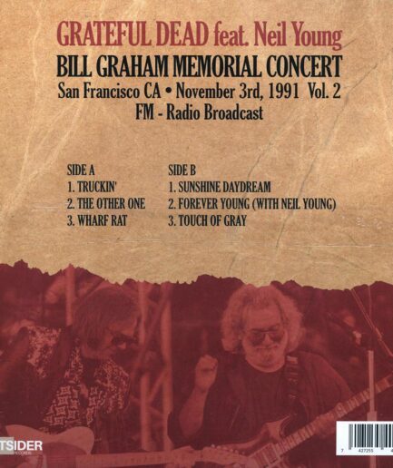 Neil Young - Bill Graham Memorial Concert Volume 2: San Francisco CA
