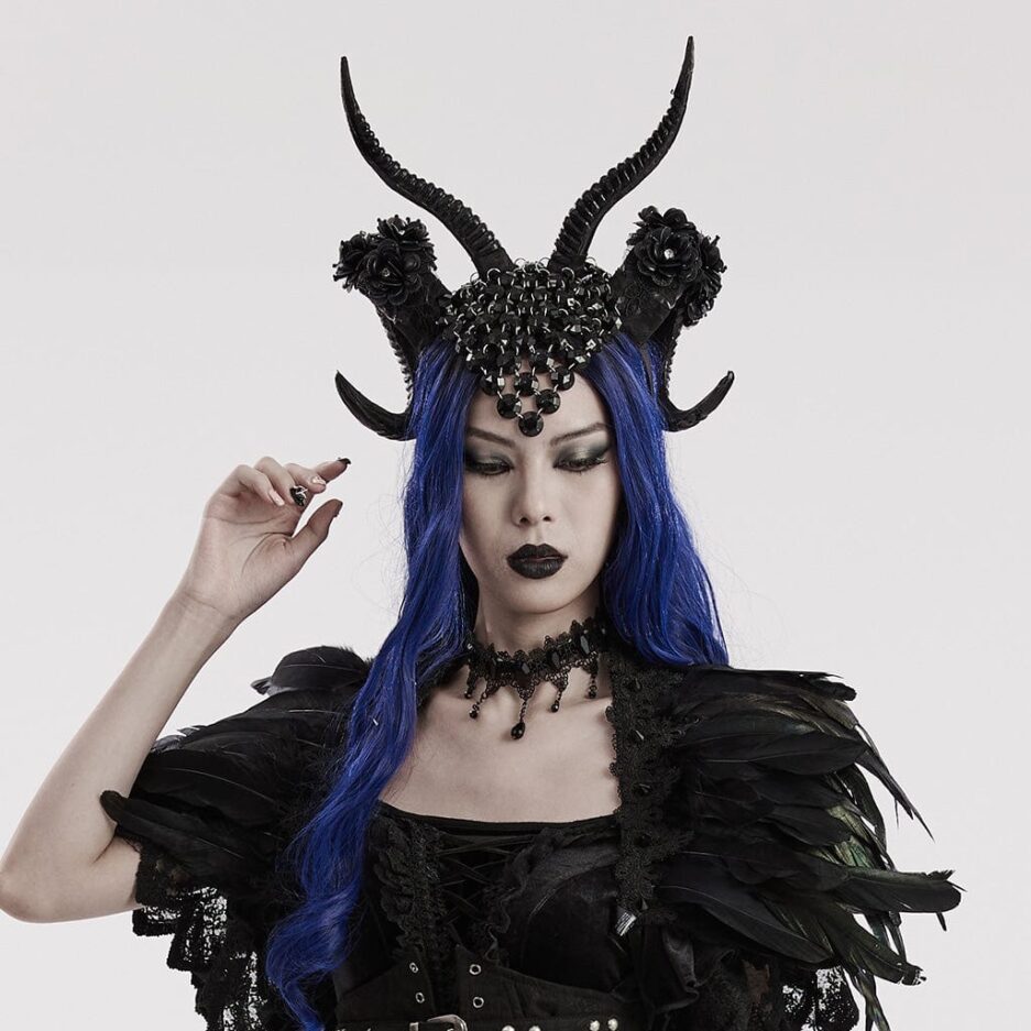 Women's Gothic Demon Horn Headwear