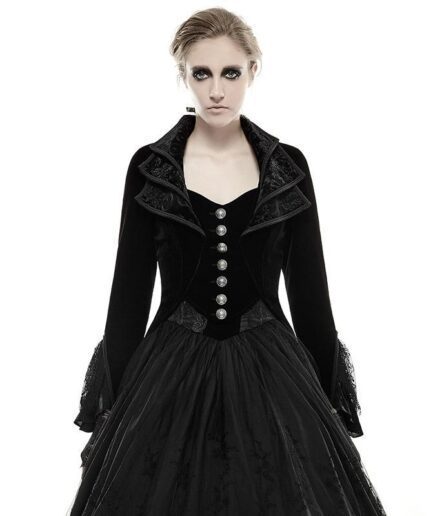 Women's Gothic Victorian High/Low Swallow Tail Overcoat