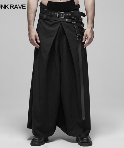 Black Japanese Warrior Pants