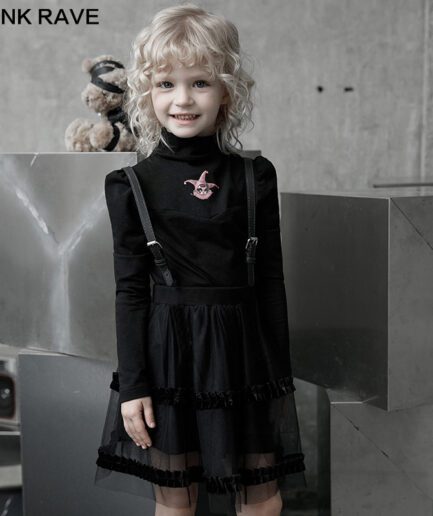 "Magic Doll" Childrenwear Strap Mesh Bubble Skirt