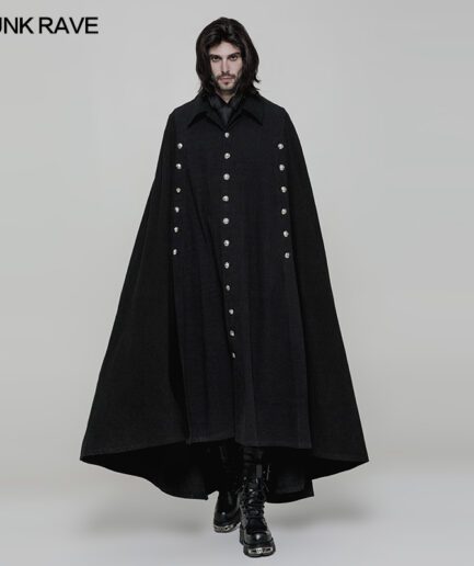 Gothic Men Large Long Cloak Wy-878
