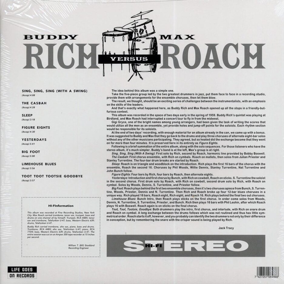 Max Roach - Rich Versus Roach