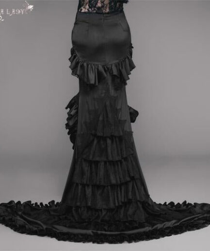 'Bloodhail' Gothic Waterfall Skirt