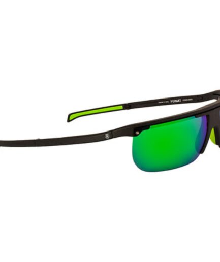 Poptical Popart Sunglasses Matte Black / Gray/Green Mirror