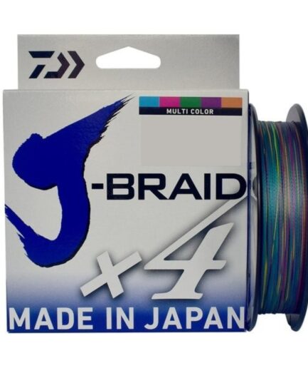 Daiwa J-Braid X4 Filler Spool 65lb Multi-Color 300 Yds