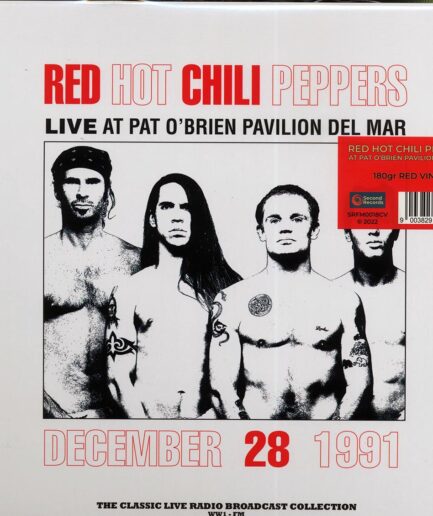 Red Hot Chili Peppers - Live At Pat O'Brien Pavilion Del Mar December 28 1991 (180g) (red vinyl)