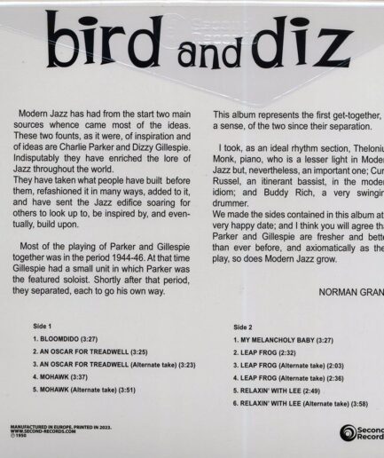 Dizzy Gillespie - Bird & Diz (180g) (orange vinyl)